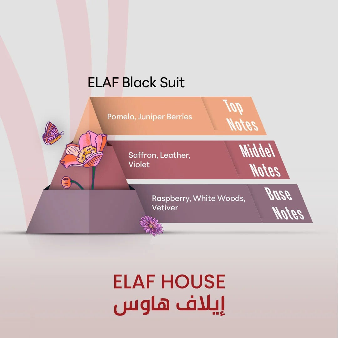 ELAF Black Suit – Inspired by George Kordahi